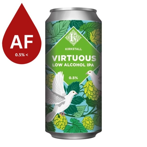 Kirkstall Virtuous Low Alcohol 0.5% 12 x 440ml (CANS)